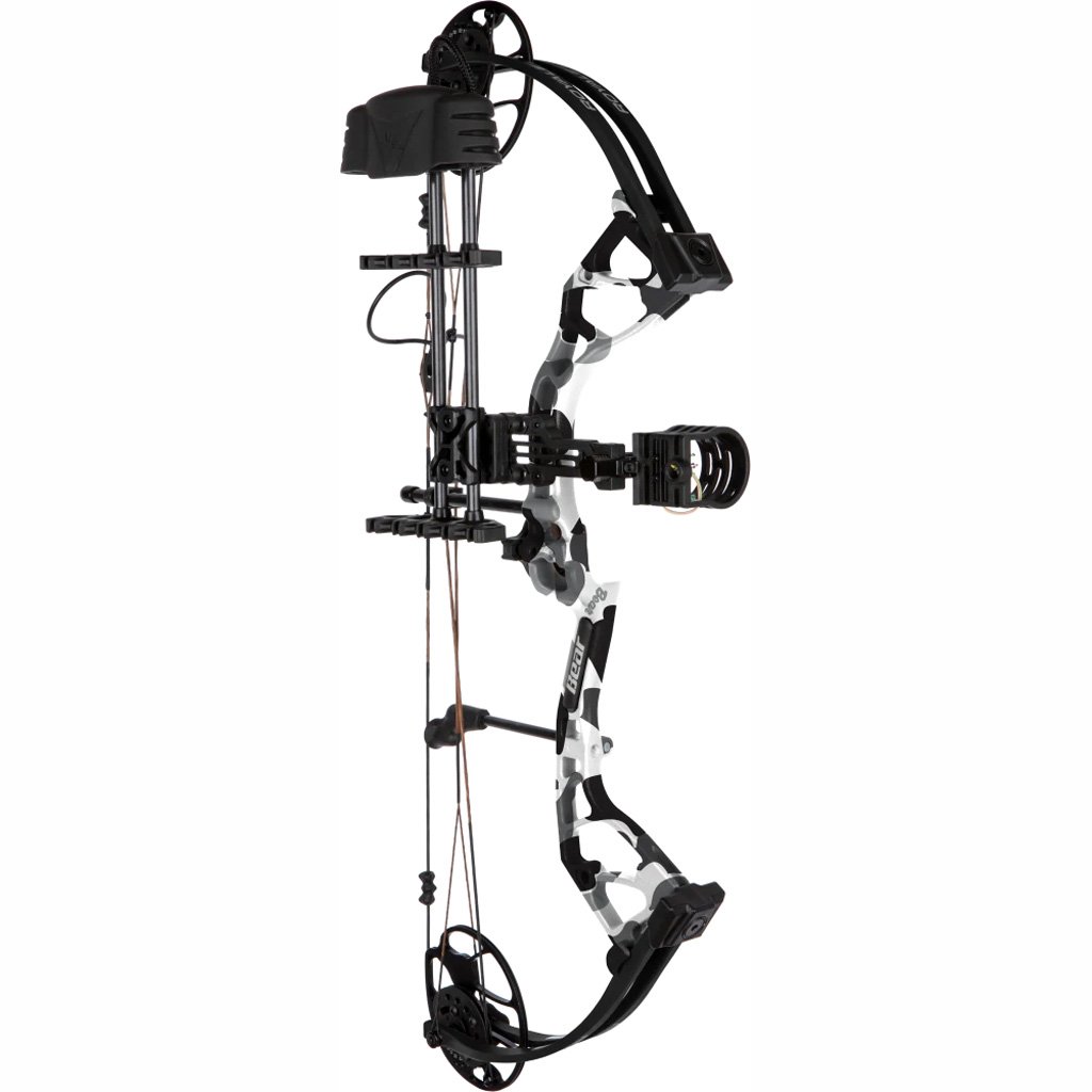 1503243_3.jpg Bear Royale RTH Bow Package Fred Bear Whiteout/Black 50 lbs. RH