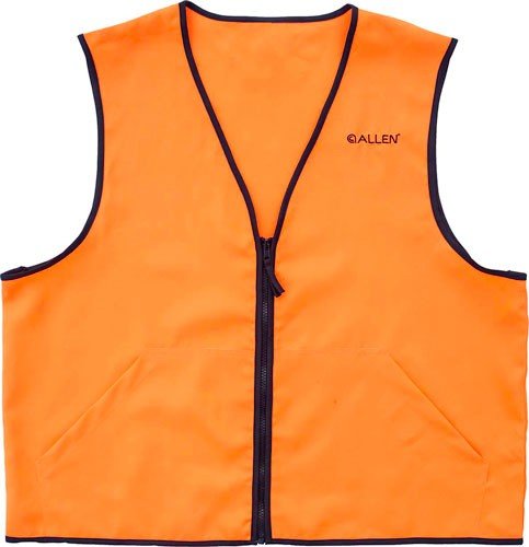 ALLEN DELUXE HUNTING VEST - ORANGE 2XL 2 FRONT POCKETS