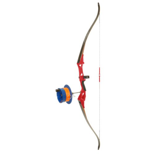 1601023_1.jpg Fin Finder Bank Runner Recurve Package Red with Sidewinder Reel RH