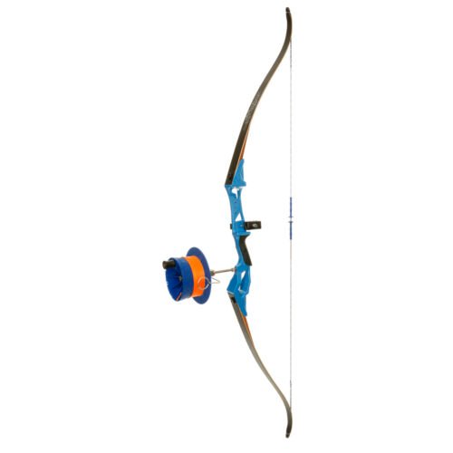 1601024_1.jpg Fin Finder Bank Runner Recurve Package Blue with Sidewinder Reel RH