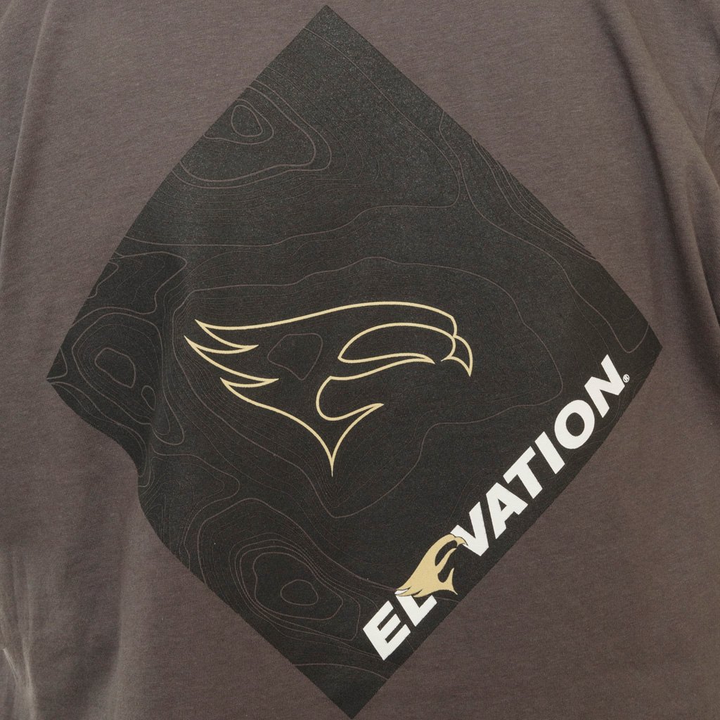 Elevation TOPO Tee Grey Medium