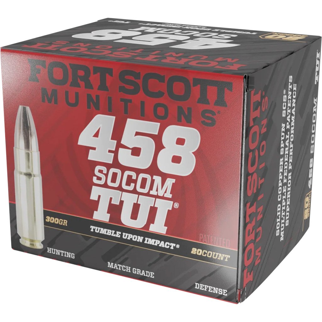 1601724_1.jpg Fort Scott Munitions Rifle Ammo 458 SOCOM 300 gr. TUI 20 rd.