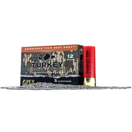 1601736_1 Apex Turkey TSS Greenleaf Shotgun Ammo 12 ga. 3 in. 2-1/4 oz. #9/10 shot 5 rd.