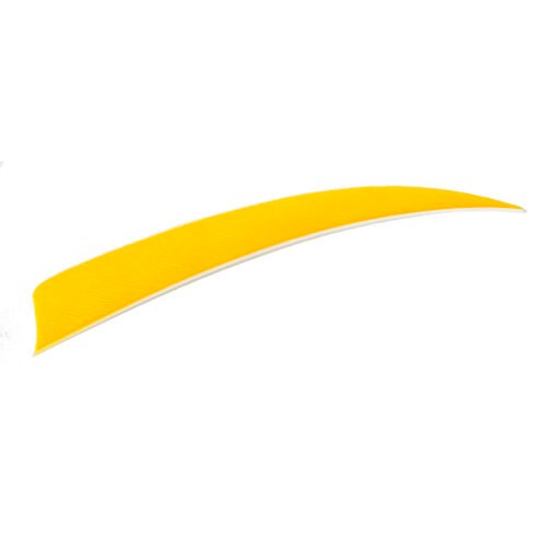 Trueflight Shield Cut Feathers Yellow 4 in. LW 100 pk.