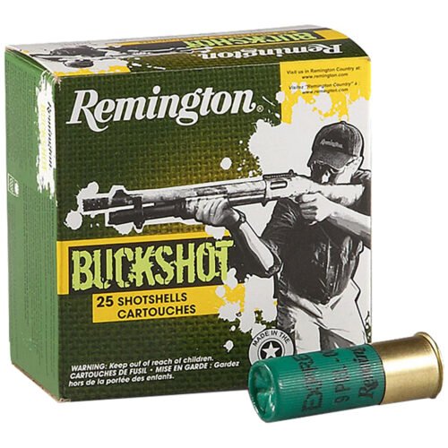 1701000_1.jpg Remington Express Buckshot Loads 12 ga. 2.75 in. 00 Buck Shot 9 Pellets 25 rd.