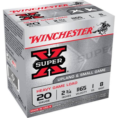 1701190_1.jpg Winchester Super-X Heavy Game Load 20 ga. 2.75 in. 1 oz. 8 Shot 25 rd.