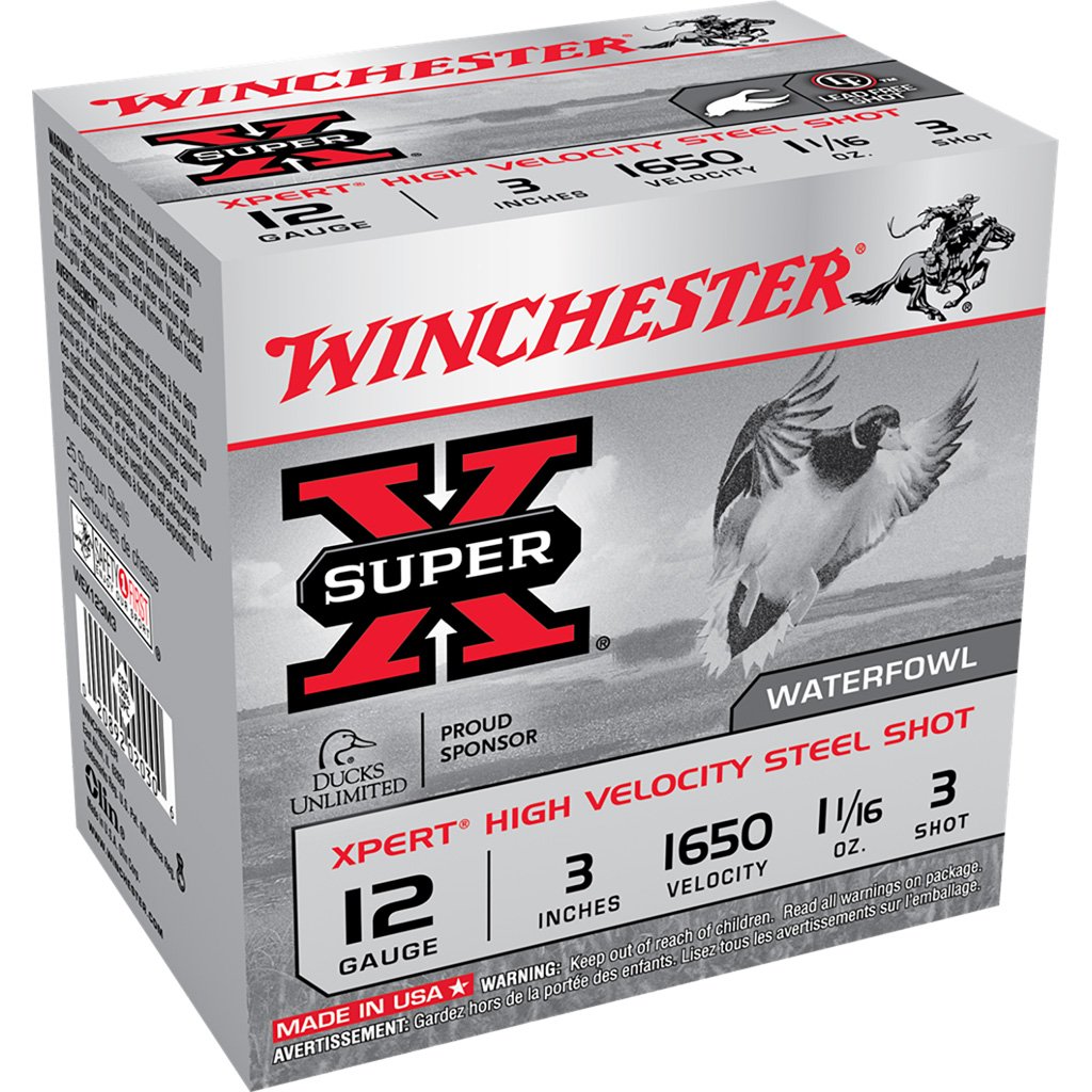 1701232_1.jpg Winchester Super-X Xpert Hi-Velocity Steel 12 ga. 3 in. 1 1/16 oz. 3 Shot 25 rd.