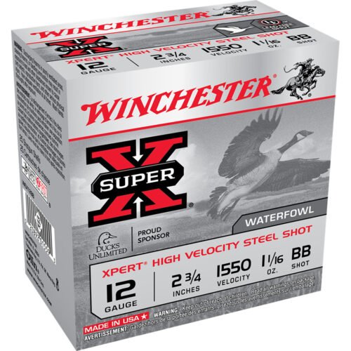 1701237_1.jpg Winchester Super-X Xpert Hi-Velocity Steel 12 ga. 2.75 in. 1 1/16 oz. BB Shot 25 rd.