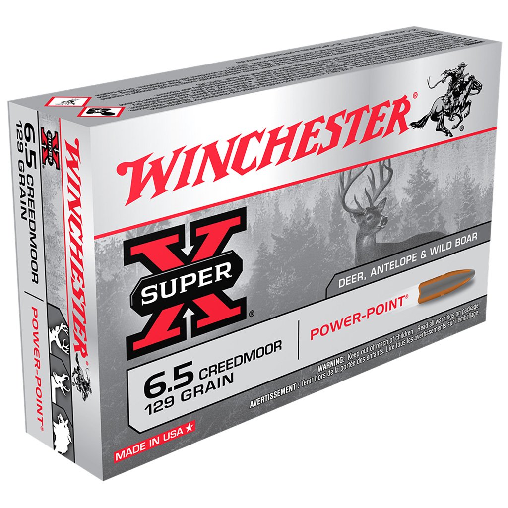 1701292_1.jpg Winchester Super-X Rifle Ammo 6.5 Creedmoor 129 gr. Power-Point 20 rd.