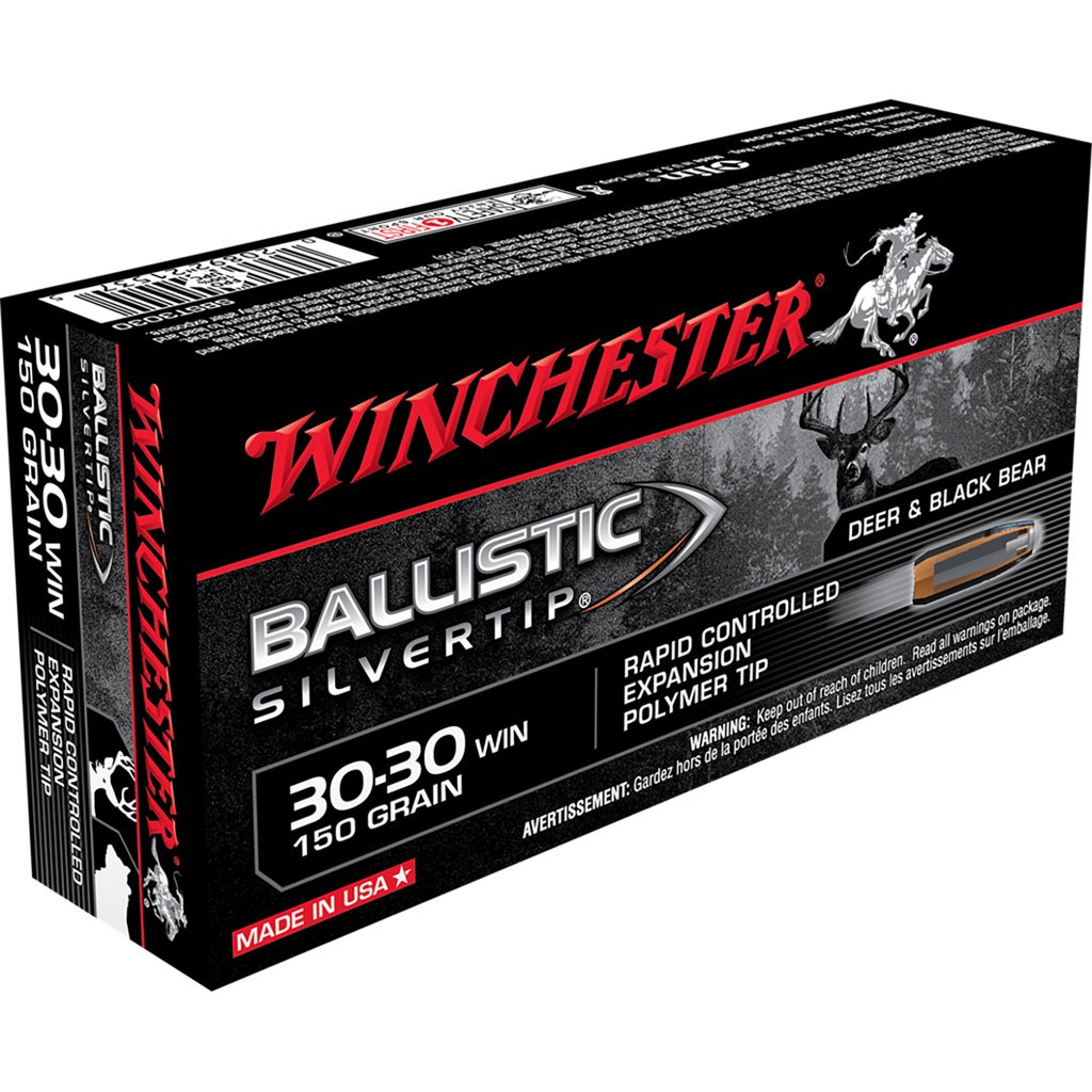 1701374_1.jpg Winchester Ballistic Silvertip Rifle Ammo 30-30 Win. 150 gr. Ballistic Silvertip 20 rd.