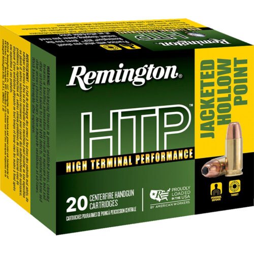 1701482_1.jpg Remington HTP Handgun Ammo 38 Spl. +P 110 gr. SJHP 20 rd.