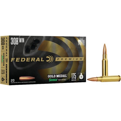 1702365_1.jpg Federal Gold Medal Rifle Ammo 308 Win. 175 gr. Sierra Matchking BTHP 20 rd.