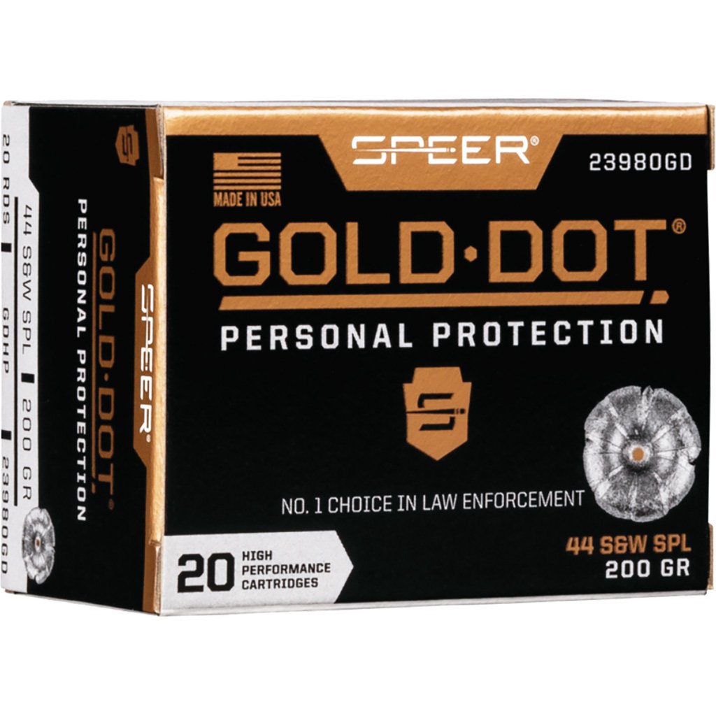1702432_1.jpg Speer Gold Dot Handgun Ammo 44 Spl. 200 gr. HP 20 rd.