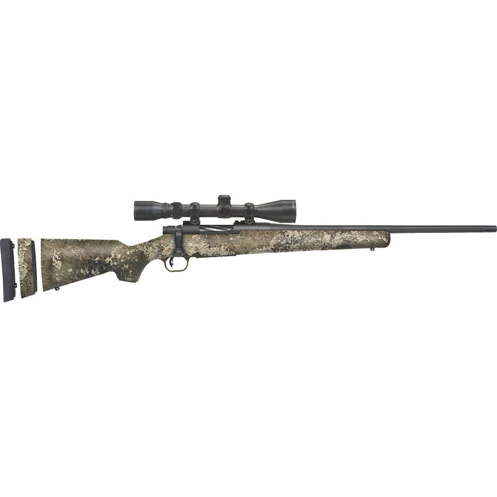 Mossberg Patriot Youth Super Bantam Rifle 7mm-08 Rem. 20 in. Synthetic Strata Camo RH Combo