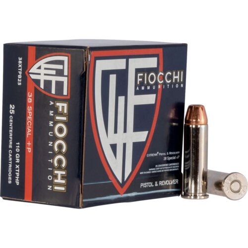 1702938_1.jpg Fiocchi Hyperformance Defense Pistol Ammo 38 Spl.+P 110 gr. XTPHP 25 rd.