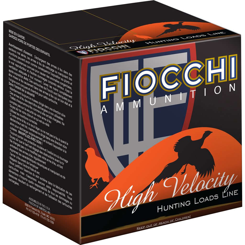 1703033_1.jpg Fiocchi High Velocity Hunting Loads 28 ga. 2.75 in. 3/4 oz. 8 Shot 25 rd.