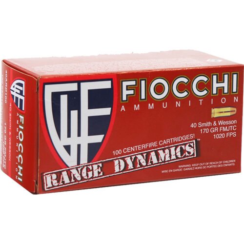 1704119_1.jpg Fiocchi Range Dynamics Pistol Ammo 40 S&W 170 gr. FMJTC 100 rd.