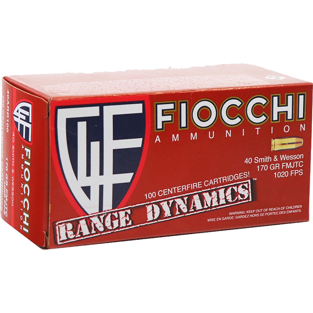 1704119_1.jpg Fiocchi Range Dynamics Pistol Ammo 40 S&W 170 gr. FMJTC 100 rd.