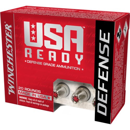 1704149_1.jpg Winchester USA Ready Defense Pistol Ammo 9mm 124 gr. Hex-Vent HP 20 rd.