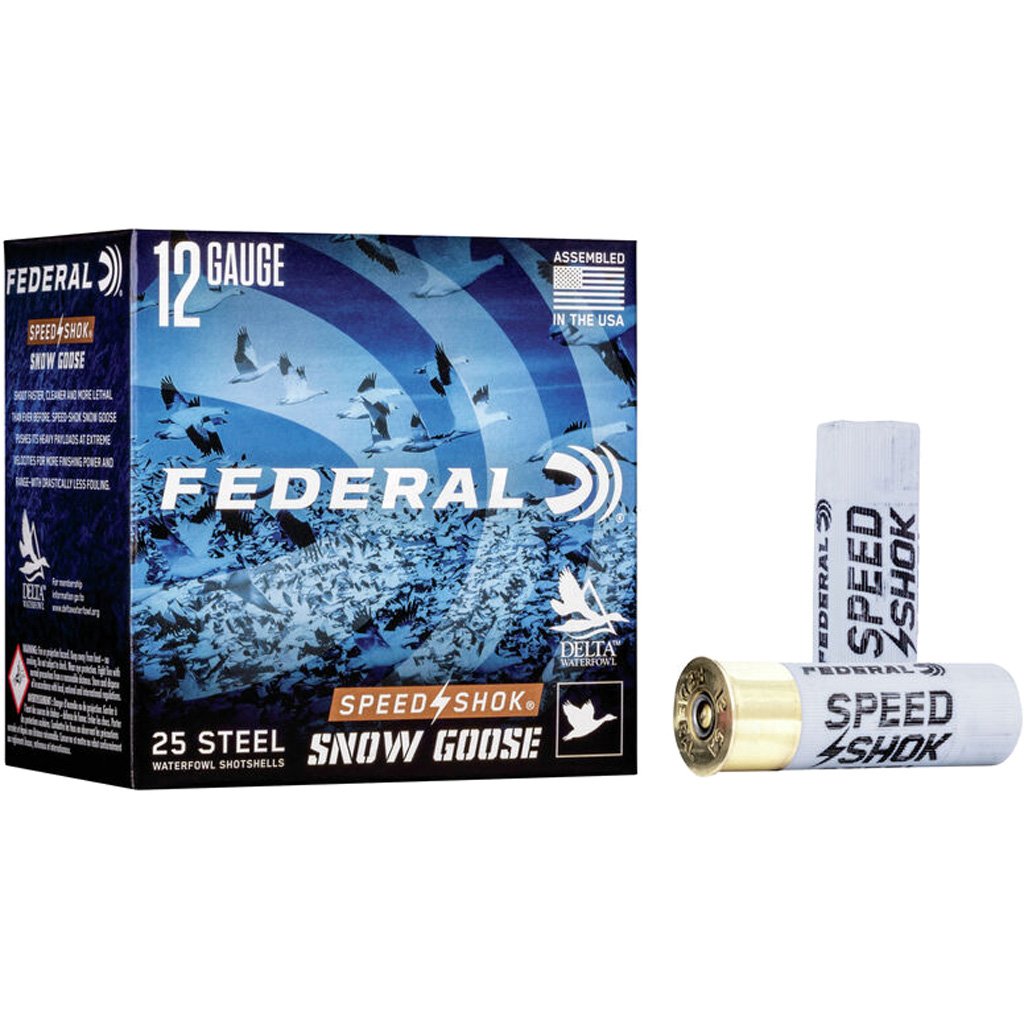 1704392_1 Federal Speed-Shok Load 12 ga. 3 in. 1 1/4 oz. 2 Shot 25 rd.