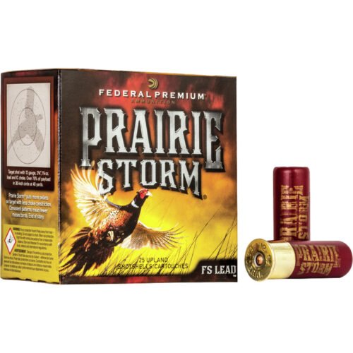 1704400_1.jpg Federal Premium Prairie Storm Shotgun Ammo 12 ga. 2.75 in. 1 1/4 oz. 5 Shot FS Lead 25 rd.