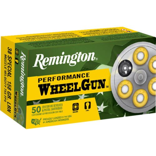 1704548_1.jpg Remington Performance Wheel Gun Ammo 38 Spl. 158 gr. Lead RN 50 rd.