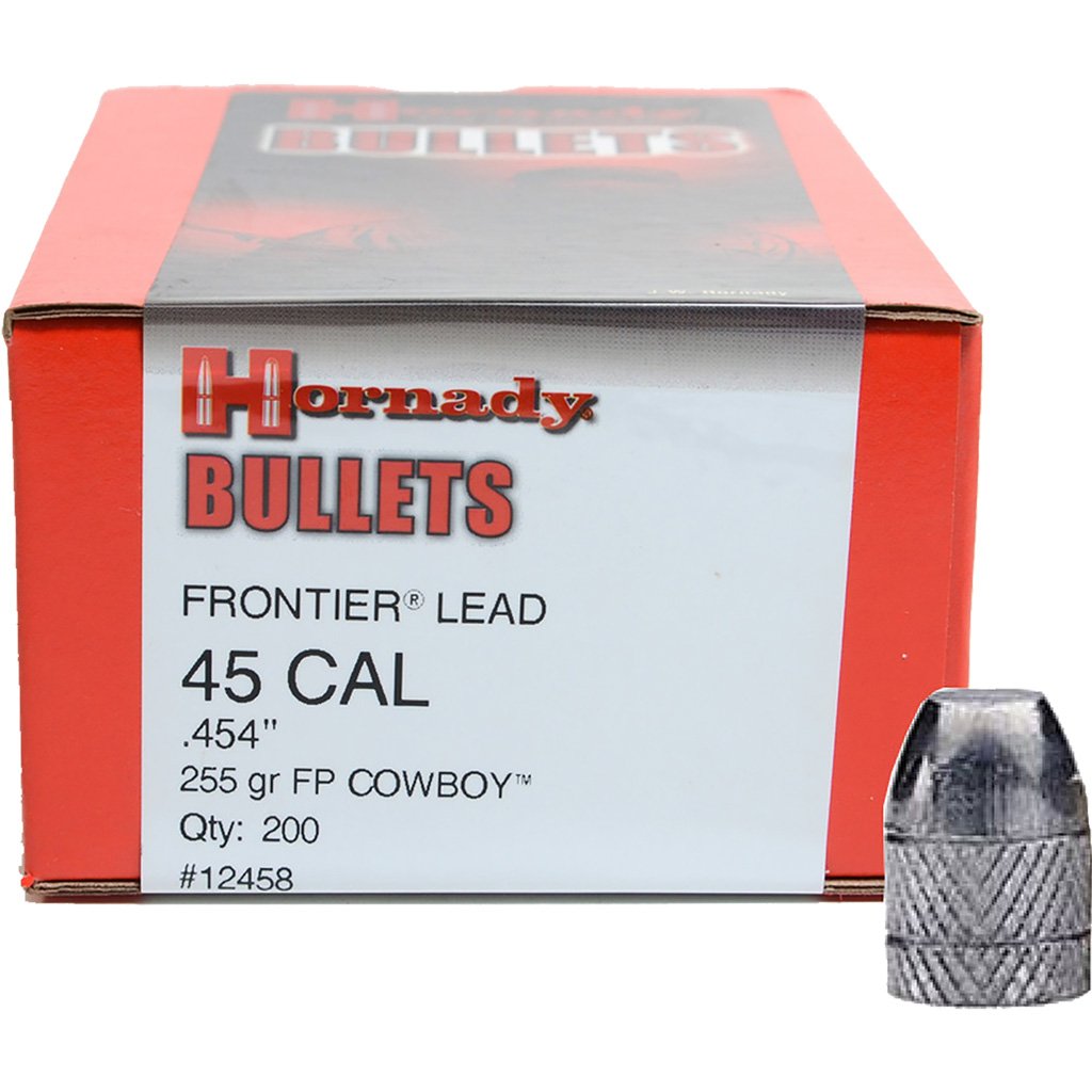 1705392_1.jpg Hornady Frontier Lead Pistol Bullets 45 cal. .454 255 gr. FP Cowboy