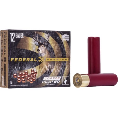 1705563_1.jpg Federal Premium Vital Shok Shotgun Ammo 12 ga. 3.5 in. 18 Pellets 00 Buck 5 rd.