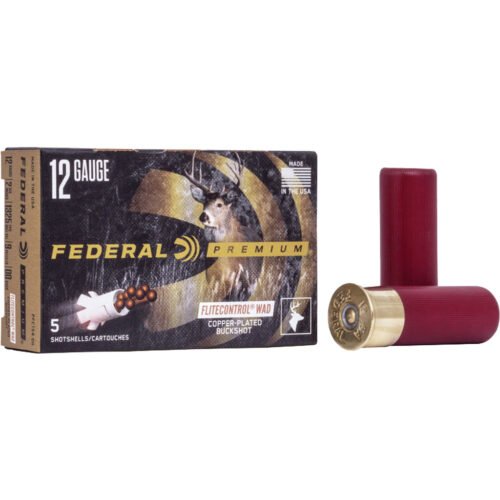 1705572_1.jpg Federal Premium FLITECONTROL Buckshot 12 ga. 2.75 in. 9 Pellet 00 Buck 5 rd.