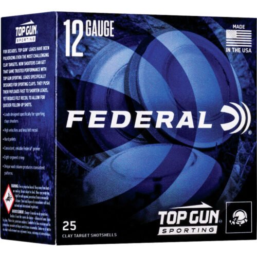 1705602_1.jpg Federal Top Gun Shotgun Ammo 12 ga. 2.75 in. 1 oz 1300 FPS 8 Shot 25 rd.