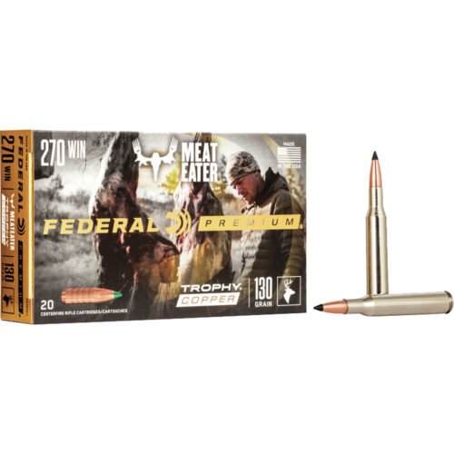 1705646_1.jpg Federal Premium Rifle Ammo 270 Win. 130 gr. Trophy Copper 20 rd.
