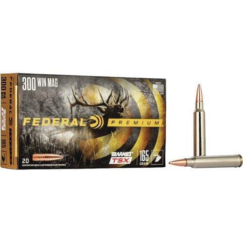 1705681_1.jpg Federal Premium Rifle Ammo 300 Win. Mag. 165 gr. Barnes TSX 20 rd.