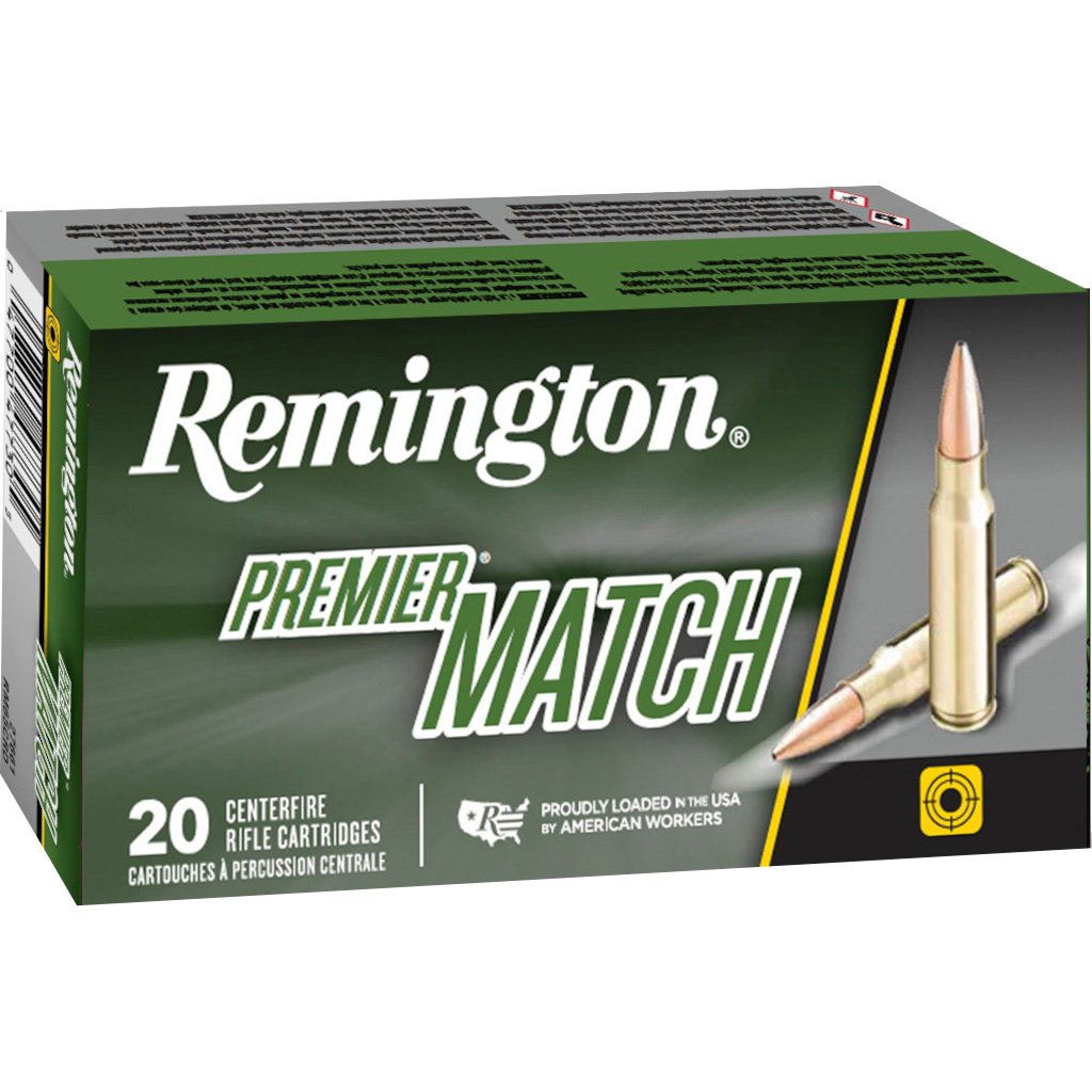 1705698_1.jpg Remington Premier Match Centerfire Rifle Ammo 6.8 SPC 115 gr. Matchking BTHP 20 rd.
