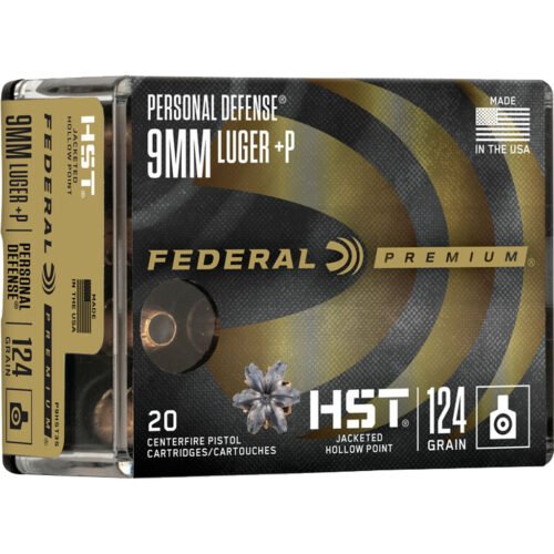 1705711_1.jpg Federal Premium Personal Defense Handgun Ammo 9mm 124 gr. HST JHP 20 rd.
