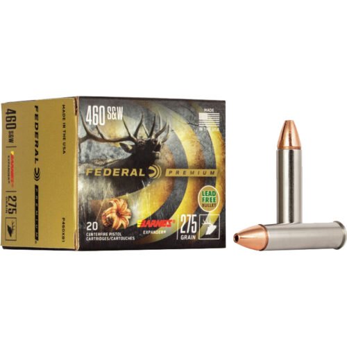 1705750_1.jpg Federal Premium Pistol Ammo 460 S&W Mag. 275 gr. Barnes Expander 20 rd.