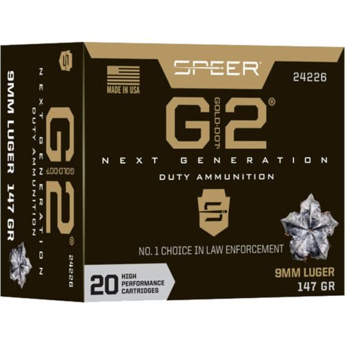 1705763_1 Speer Gold Dot G2 Pistol Ammo 9mm 147 gr. G2 20 rd.