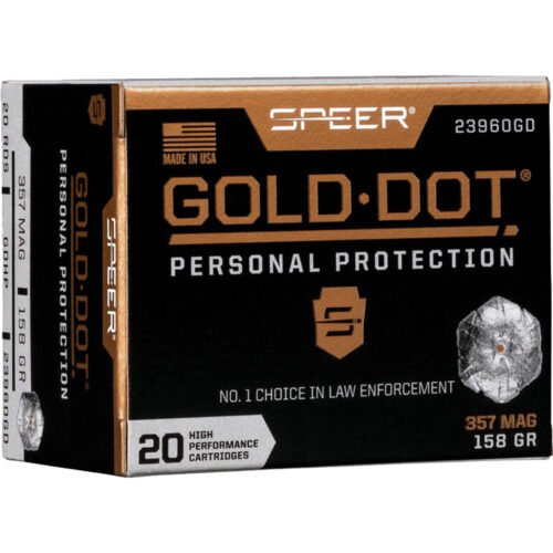 1705767_1.jpg Speer Gold Dot Personal Protection Pistol Ammo 357 Mag. 158 gr. HP 20 rd.