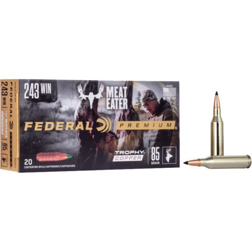 1705850_1.jpg Federal Premium Rifle Ammo 243 Win. 85 gr. Trophy Copper 20 rd.