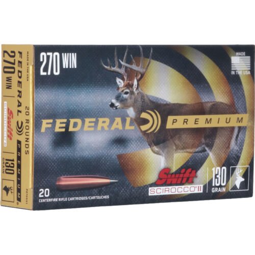 1705857_1.jpg Federal Premium Rifle Ammo 270 Win. 130 gr. Swift Scirocco 20 rd.