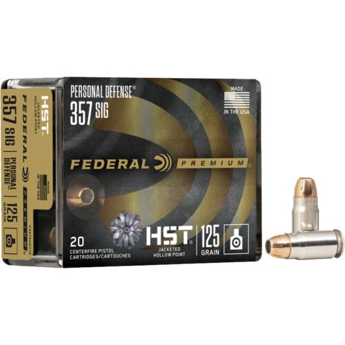 1705888_1.jpg Federal Premium Personal Defense Handgun Ammo 357 Sig. 125 gr. HST JHP 20 rd.