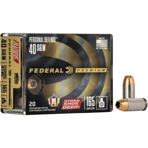 1705890_1.jpg Federal Premium Personal Defense Handgun Ammo 40 S&W 165 gr. Hydra-Shok Deep 20 rd.
