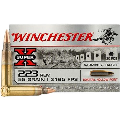 1706144_1.jpg Winchester Super-X Rifle Ammo 223 Rem. 55 gr. BTHP 20 rd.