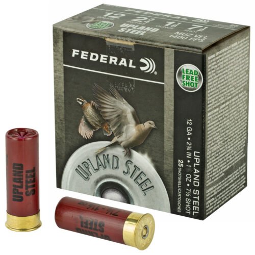 1706334_1.jpg Federal Upland Steel Paper Wad Shotgun Ammo 12 ga. 2.75 in. 1 oz. 1330 FPS 7.5 Shot 25 rd.