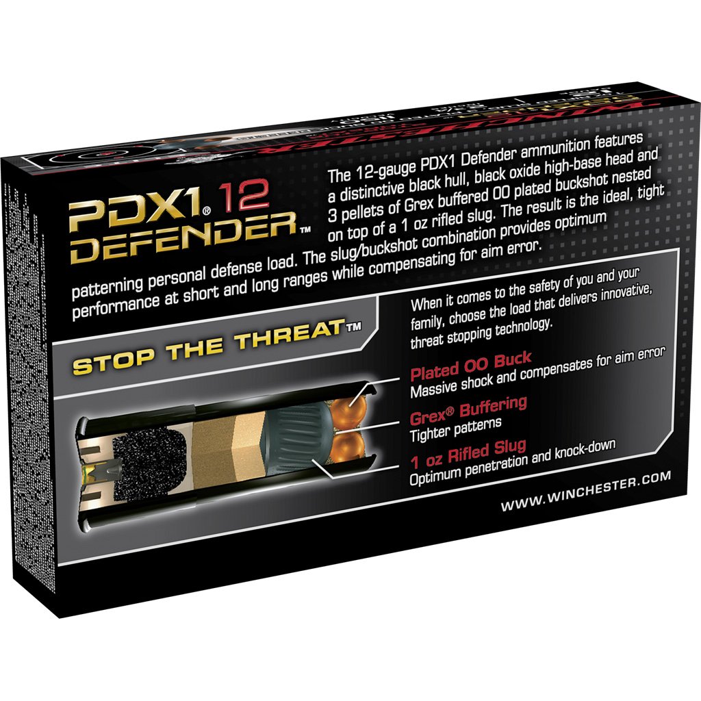 Winchester Defender Load 12 ga. 2.75 in. 1 1/8 oz. 2 Shot 25 rd.