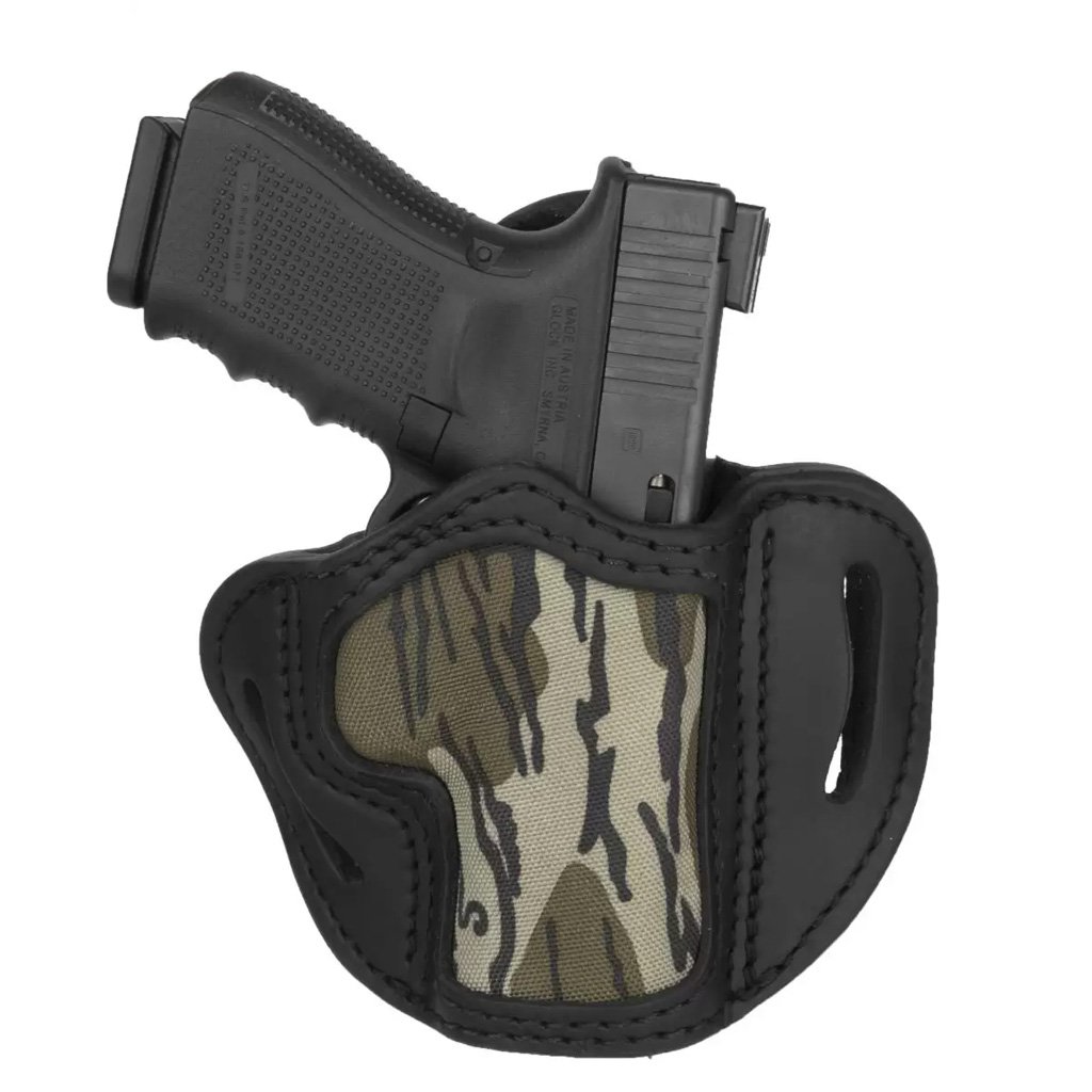 1706534_1.jpg 1791 Gunleather Belt Mossy Oak Holster BHC Stealth Black Right Hand