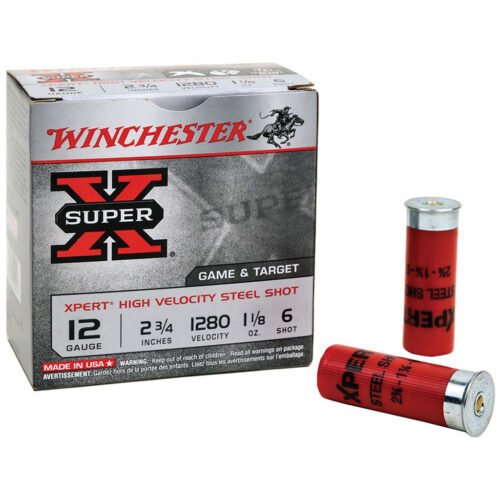 1707129_1.jpg Winchester Super-X Xpert Hi-Velocity Steel 12 ga. 2.75 in. 1 1/8 oz. 2 Shot 25 rd.