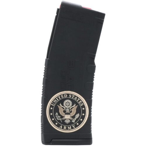 1707635_1.jpg Black Rain Ordnance Lasered AR15 Magazine US Army Seal 30 rd.