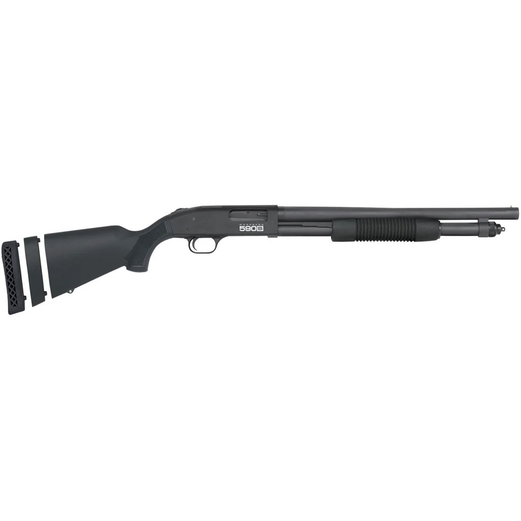 1708140_1.jpg Mossberg 590S Shotgun 12 ga. 18.5 in. Black Threaded