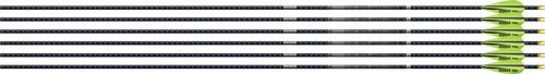 EASTON 4MM FMJ MATCH GRADE 300 - 6-PACK W/ 3" AAE HYBRID VANES