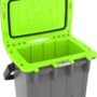 PELICAN COOLERS IM 20 QUART - ELITE DKGRAY/GREEN LEG CUT OUT